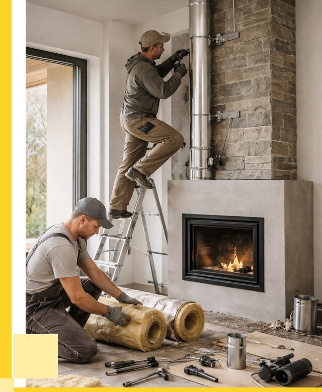 Монтаж дымоходов для каминов в Приморско-Ахтарске от 15207 р. ЭриданПрр