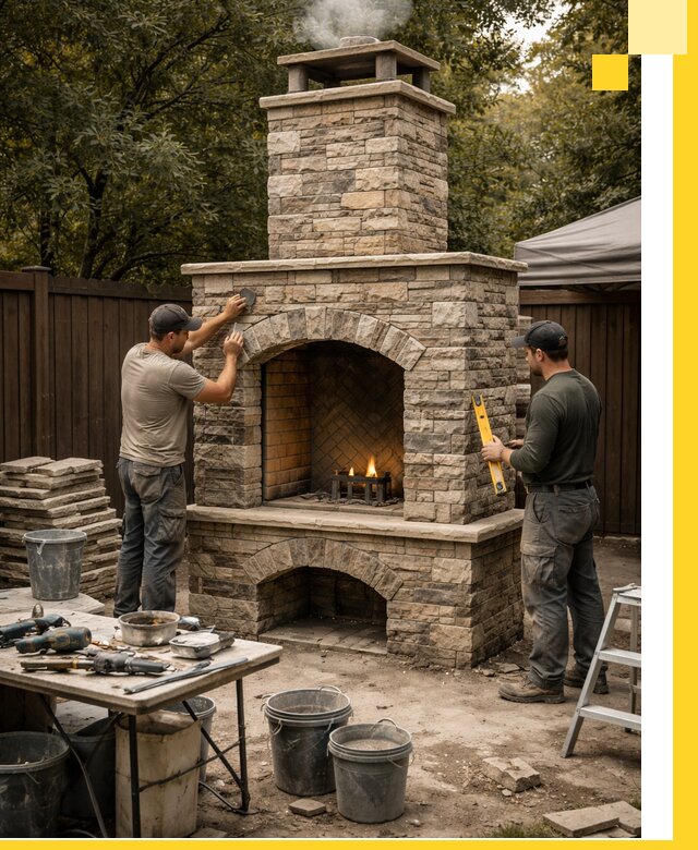 Проектирование и установка уличных каминов в Приморско-Ахтарске