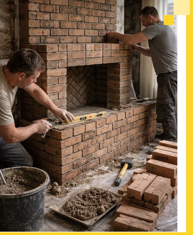 Изготовление и установка кирпичных каминов в Приморско-Ахтарске