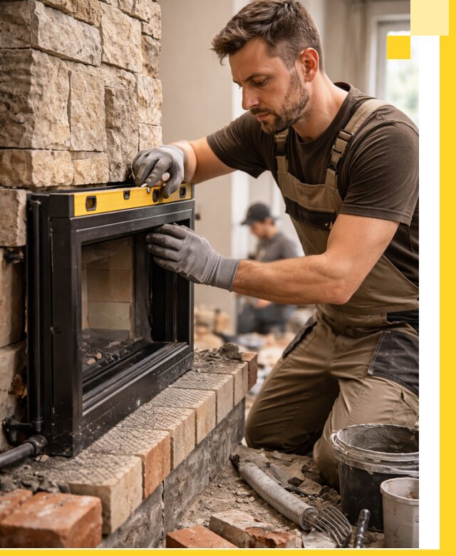 Дровяные камины под ключ в Приморско-Ахтарске: монтаж, обустройство