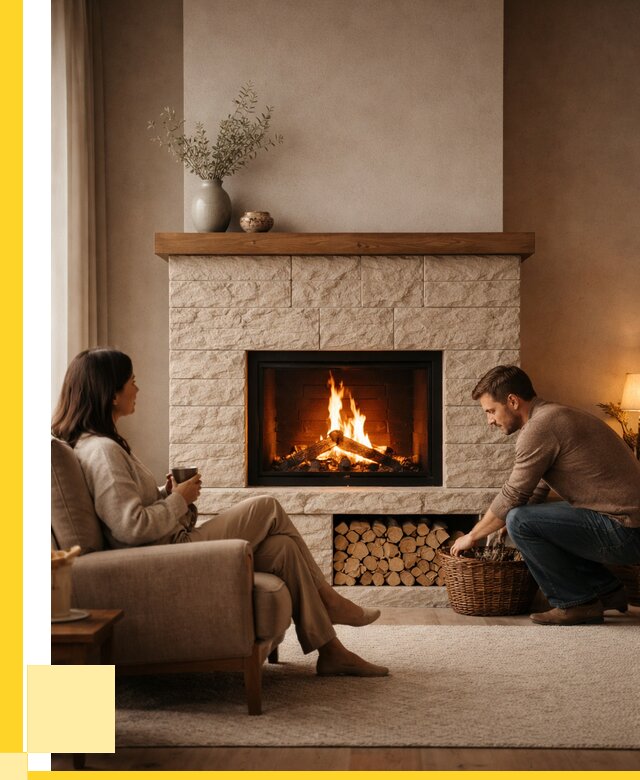 Камины для дома в Приморско-Ахтарске под ключ от 152070 р. | ЭриданПрр