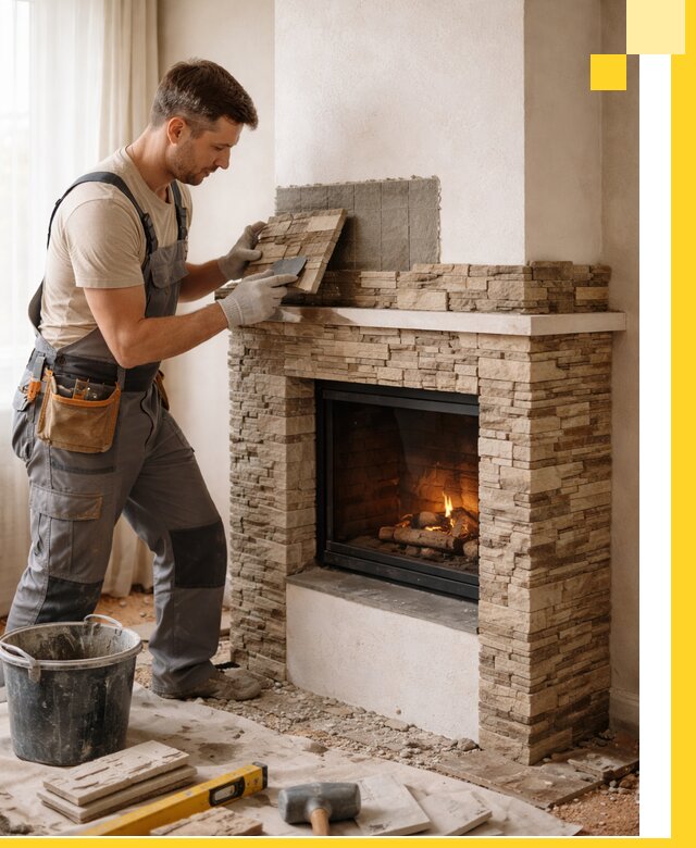 Изготовление и монтаж каминов для дома под ключ в Приморско-Ахтарске