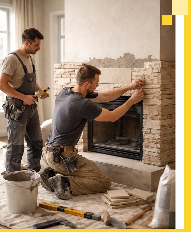 Установка и монтаж каминов для загородного дома в Приморско-Ахтарске