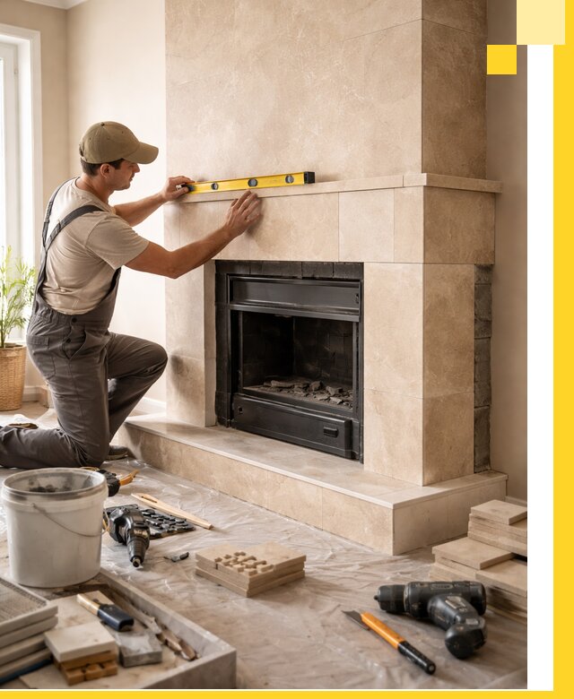 Установка и монтаж каминов в частном доме под ключ в Приморско-Ахтарске