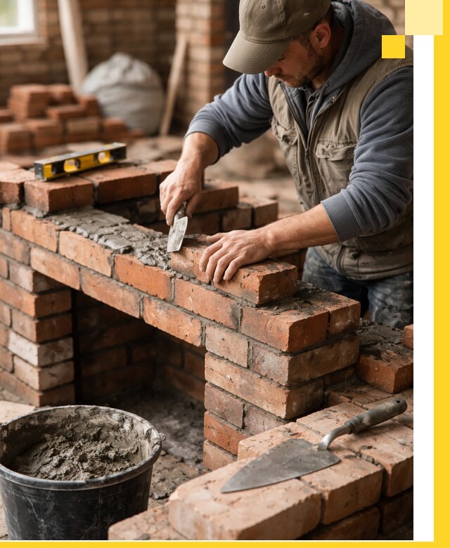 Кладка каминов под ключ в Приморско-Ахтарске профессиональная отделка и монтаж