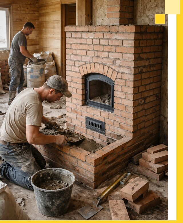 Профессиональное строительство печей в Приморско-Ахтарске под ключ