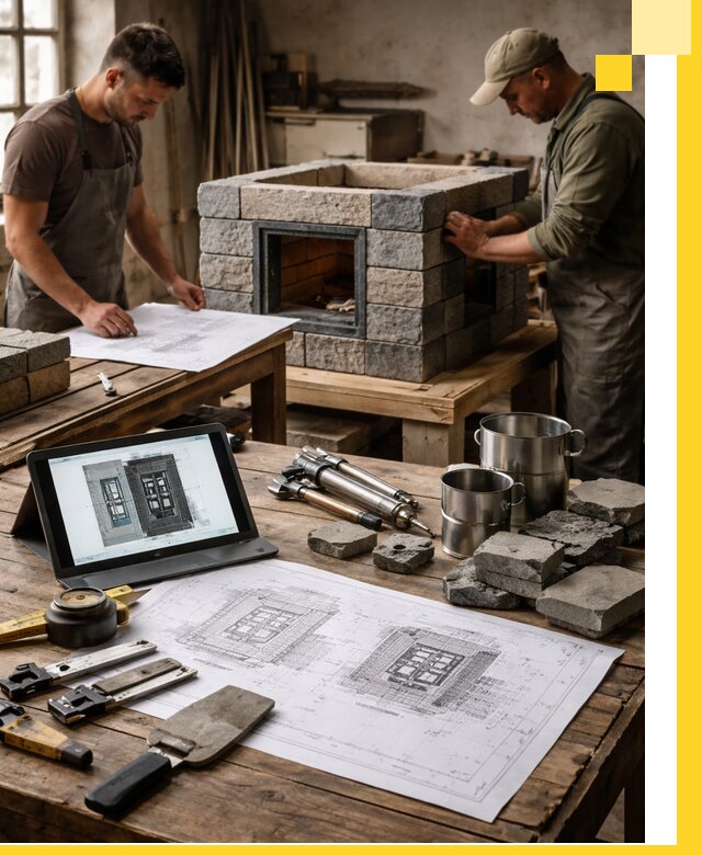 Разработка проектов печей с согласованием и монтажом в Приморско-Ахтарске