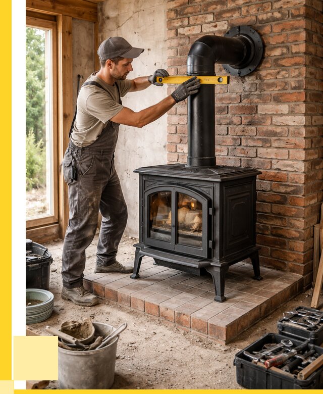 Монтаж печей установка банной печи в Приморско-Ахтарске от 15207 р. | ЭриданПрр