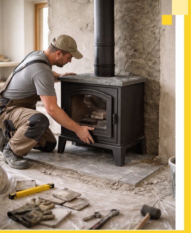 Профессиональный монтаж печей и каминов в Приморско-Ахтарске под ключ