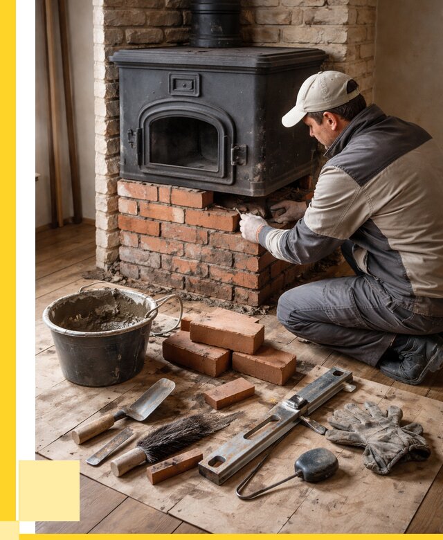 Ремонт печей в Приморско-Ахтарске от 12166 р., услуги печника ЭриданПрр