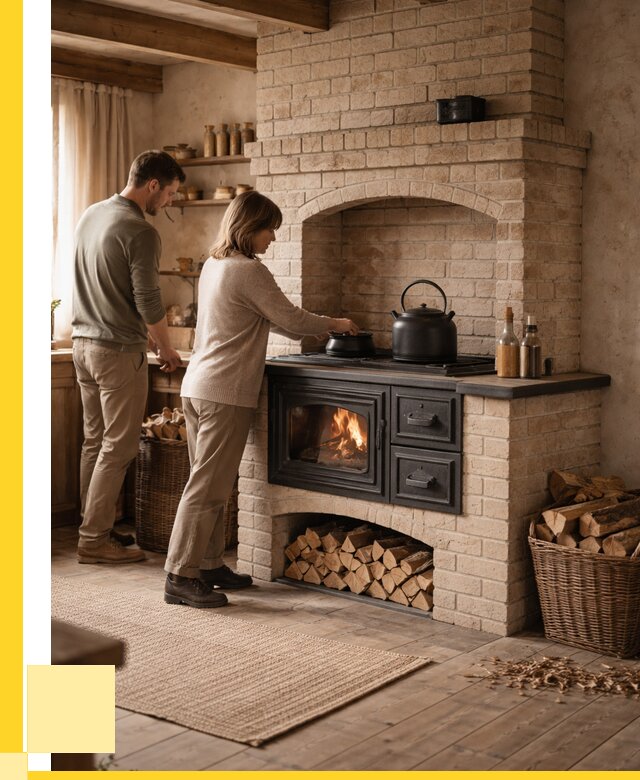 Печи с плитой в Приморско-Ахтарске от 45621 р. | ЭриданПрр — кирпичная печь