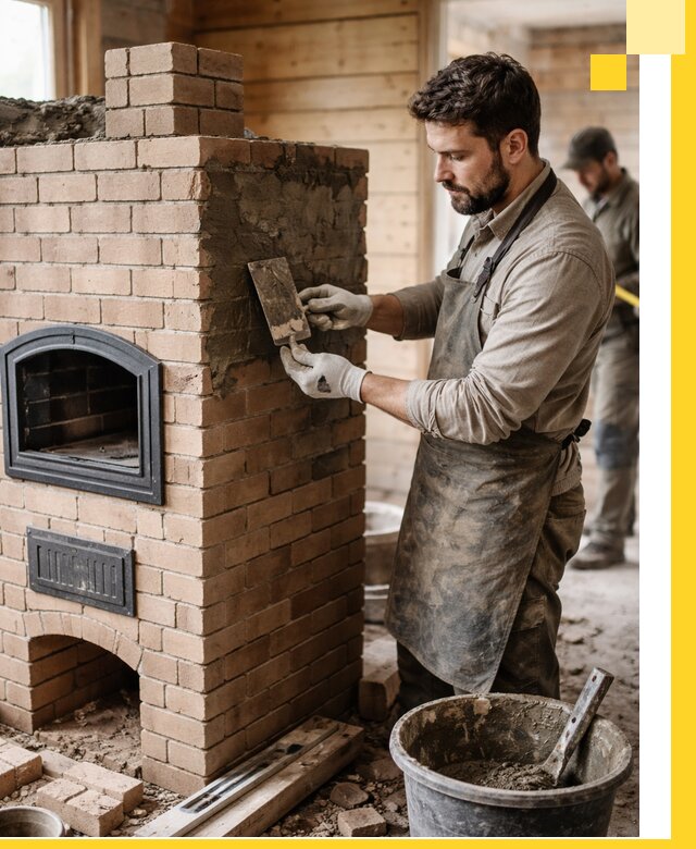 Изготовление и установка печей-шведок под ключ в Приморско-Ахтарске