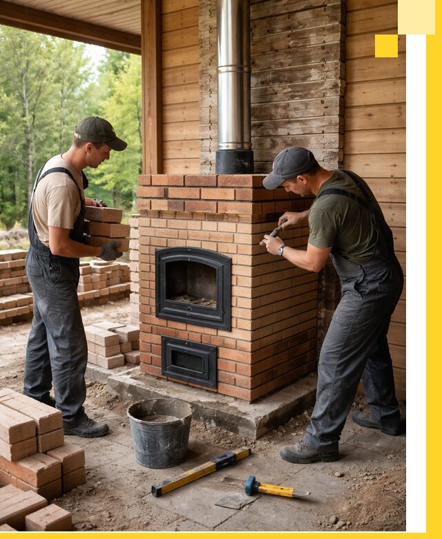 Производство и установка дачных печей под ключ в Приморско-Ахтарске
