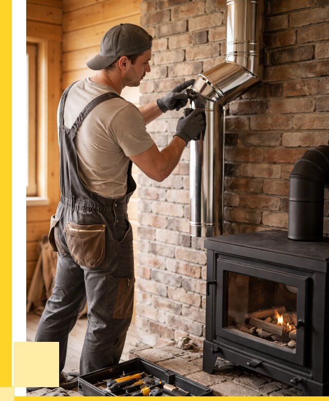 Монтаж дымоходов для печей в Приморско-Ахтарске от 7604 р. | ЭриданПрр