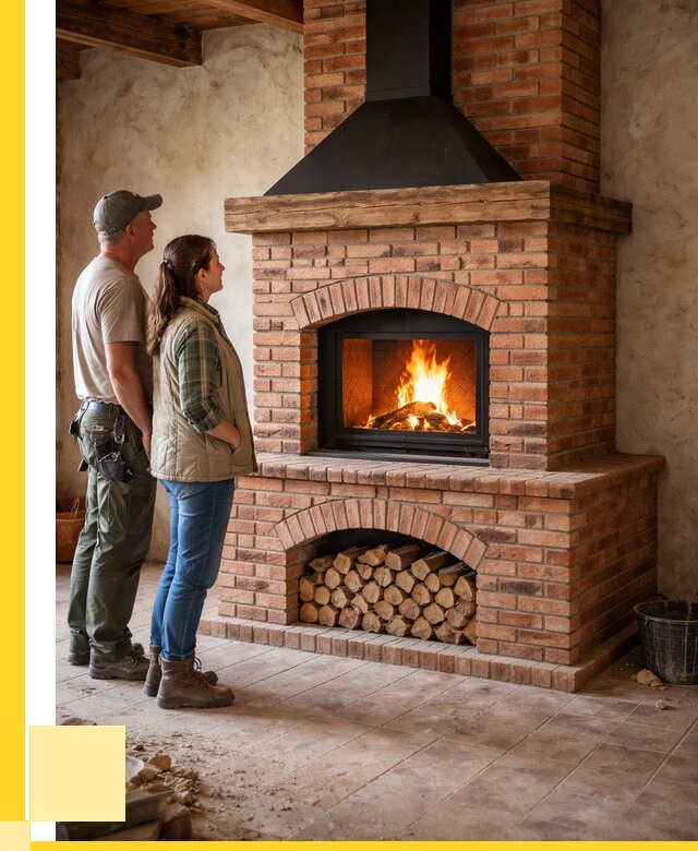 Печи камины из кирпича в Приморско-Ахтарске от 121656 р. | ЭриданПрр