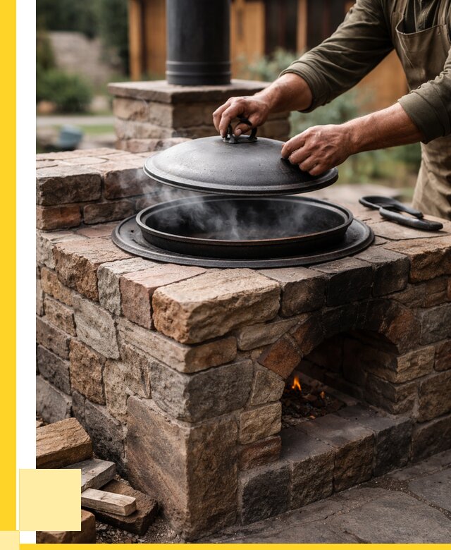 Печи для казана в Приморско-Ахтарске по цене от 18248 р. | ЭриданПрр