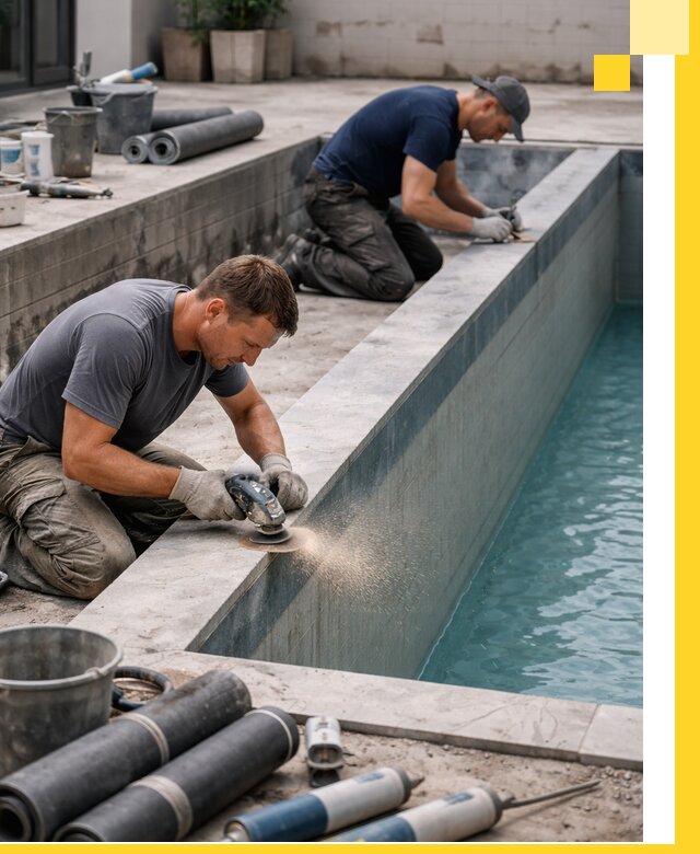 Профессиональный ремонт бассейнов под ключ в Приморско-Ахтарске