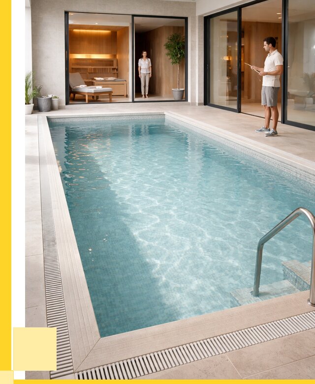 Отделка бассейна пленкой ПВХ в Приморско-Ахтарске от 3548 р. - ЭриданПрр