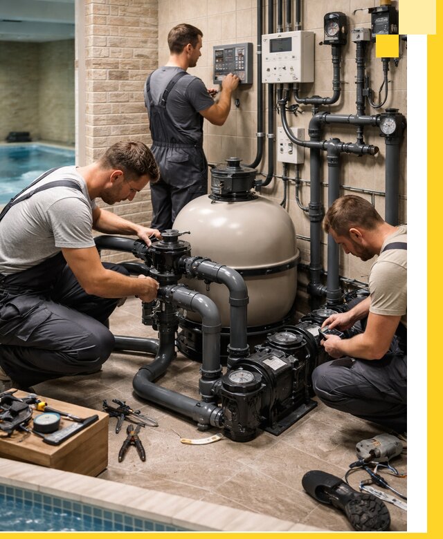 Комплексное оборудование для бассейнов под ключ в Приморско-Ахтарске