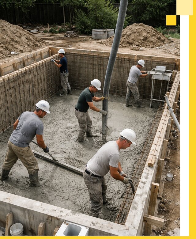 Строительство бетонных бассейнов под ключ в Приморско-Ахтарске