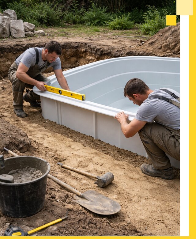 Производство и установка пластиковых бассейнов в Приморско-Ахтарске под ключ