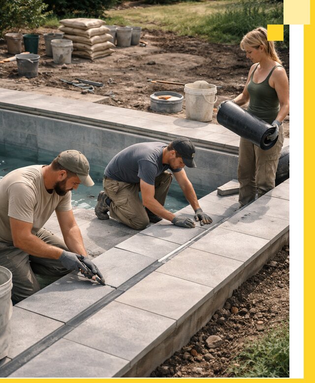 Строительство и монтаж уличных бассейнов под ключ в Приморско-Ахтарске