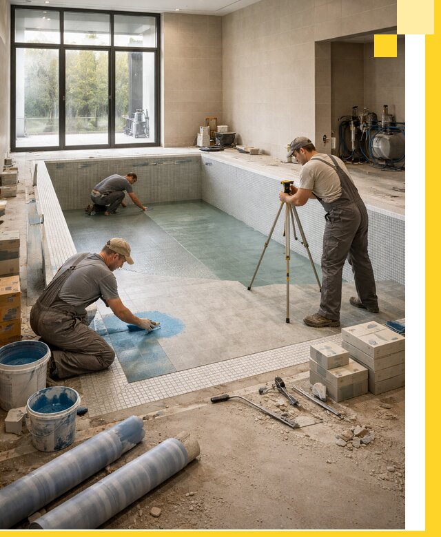 Проект и строительство закрытых бассейнов в Приморско-Ахтарске под ключ