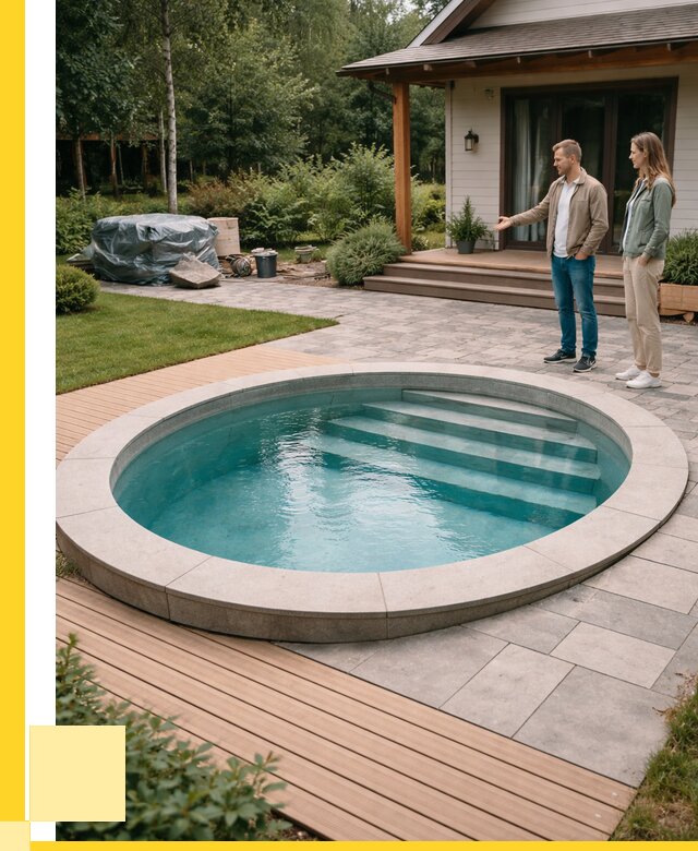 Бассейн на даче под ключ в Приморско-Ахтарске от 202760 р., ЭриданПрр