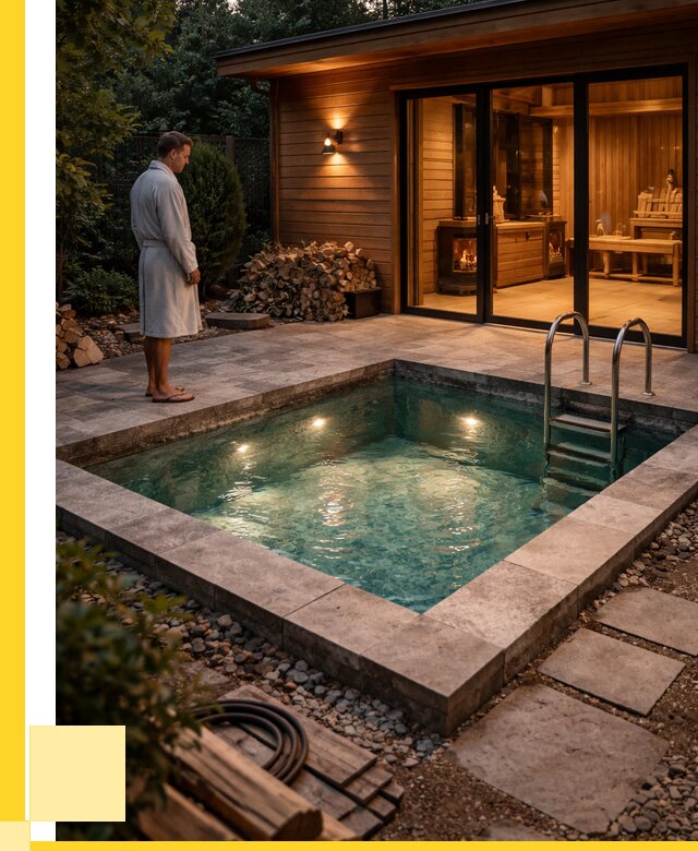 Бани с бассейном под ключ в Приморско-Ахтарске от 96311 р. | ЭриданПрр