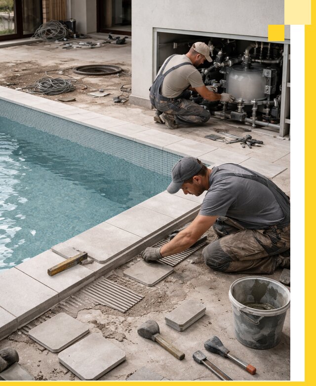 Строительство и монтаж бассейнов в коттедже в Приморско-Ахтарске