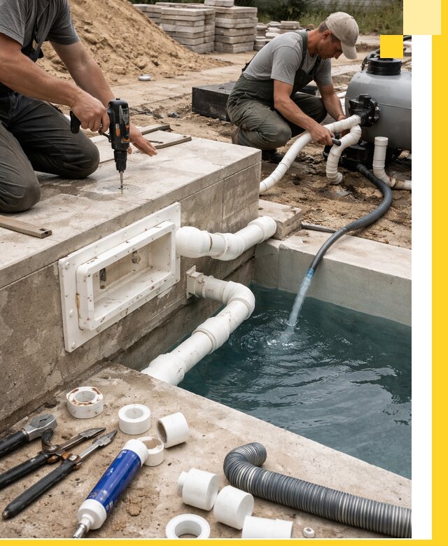 Строительство скиммерных бассейнов под ключ в Приморско-Ахтарске