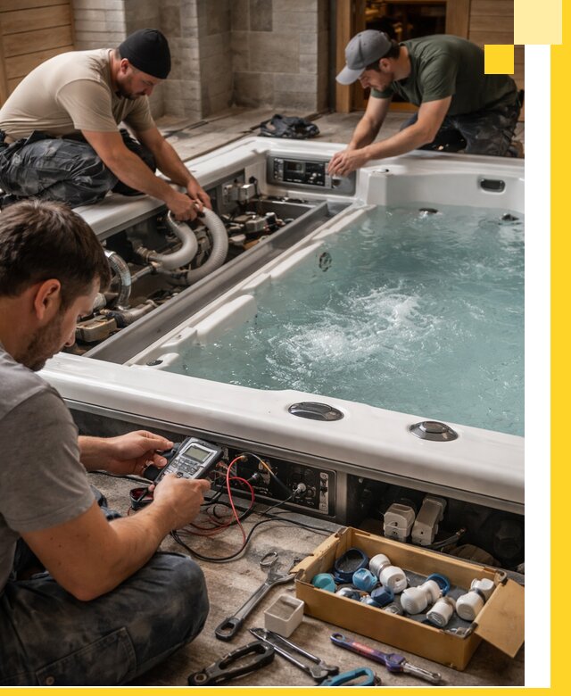 Гидромассажные бассейны под ключ в Приморско-Ахтарске, дизайн и монтаж