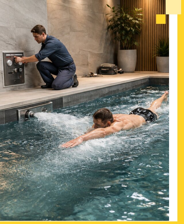 Проектирование и монтаж бассейнов с противотоком в Приморско-Ахтарске