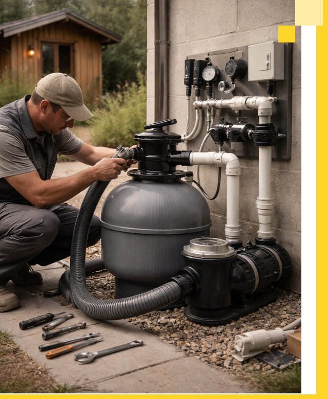 Продажа и монтаж фильтров и насосов для бассейнов в Приморско-Ахтарске