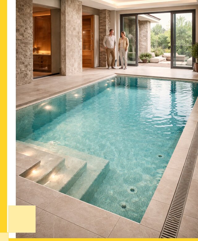 Бассейн во дворе в Приморско-Ахтарске: проект, отделка от 1216560 р. | ЭриданПрр