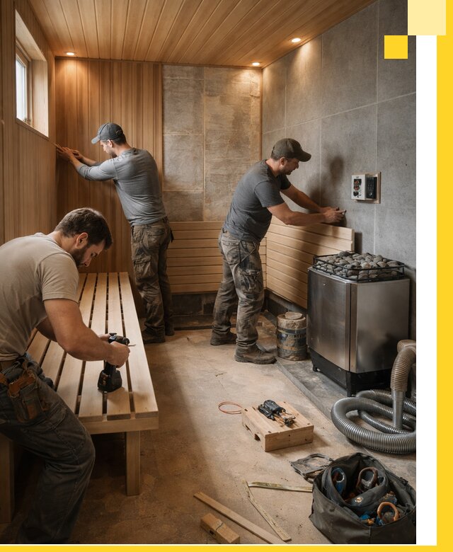 Сауны под ключ в Приморско-Ахтарске, проектирование, строительство, отделка