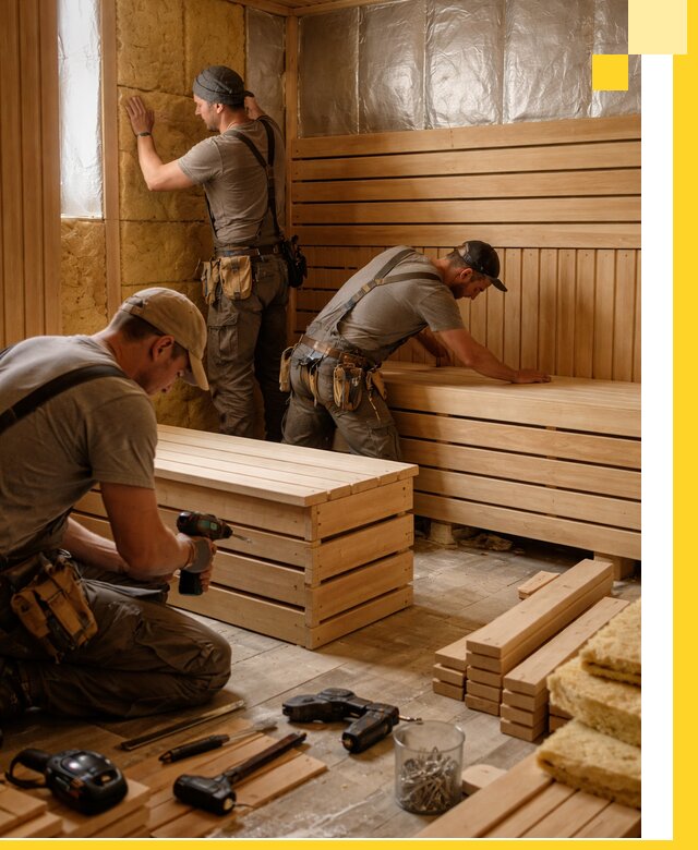 Профессиональное строительство саун под ключ в Приморско-Ахтарске