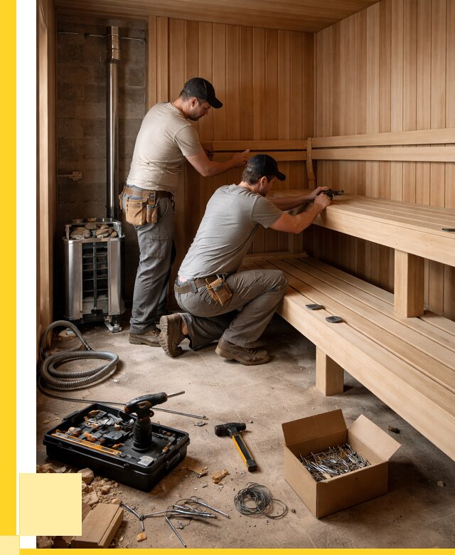Монтаж саун под ключ в Приморско-Ахтарске от 121656 р. | ЭриданПрр