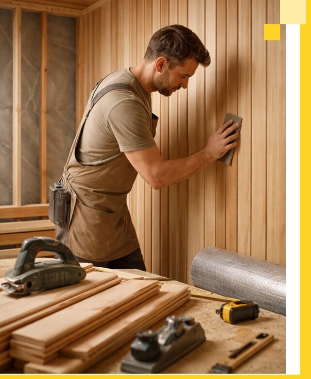 Профессиональная отделка саун и парных под ключ в Приморско-Ахтарске