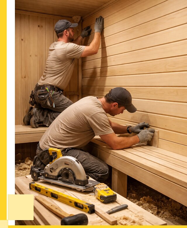 Обшивка саун вагонкой в Приморско-Ахтарске от 2535 р. | ЭриданПрр