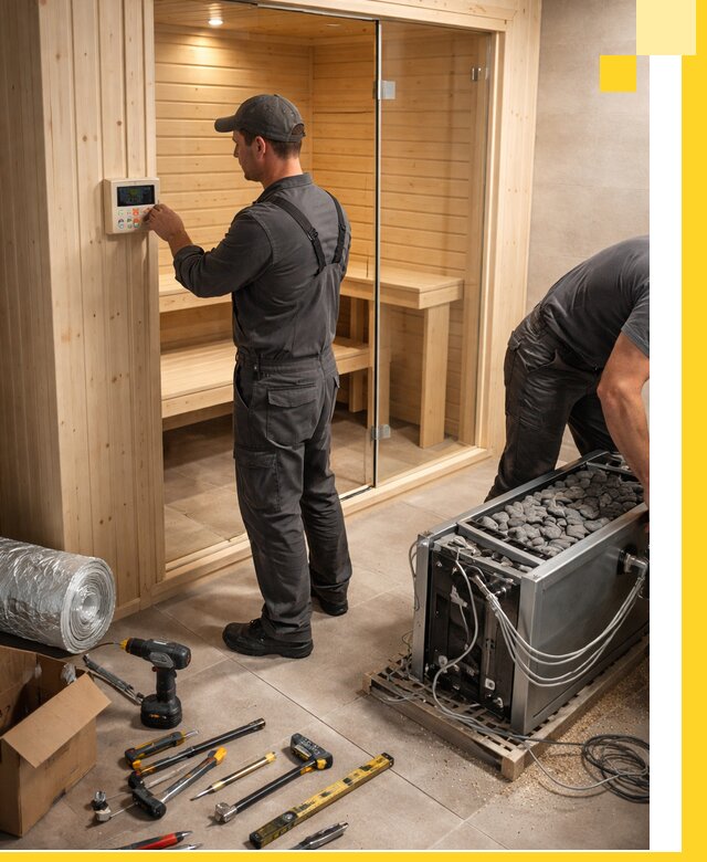 Поставка, установка и монтаж электрических саун в Приморско-Ахтарске