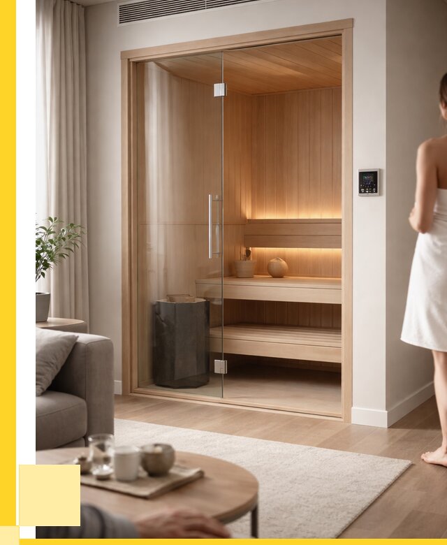 Сауна в квартире под ключ в Приморско-Ахтарске от 121656 р. ЭриданПрр