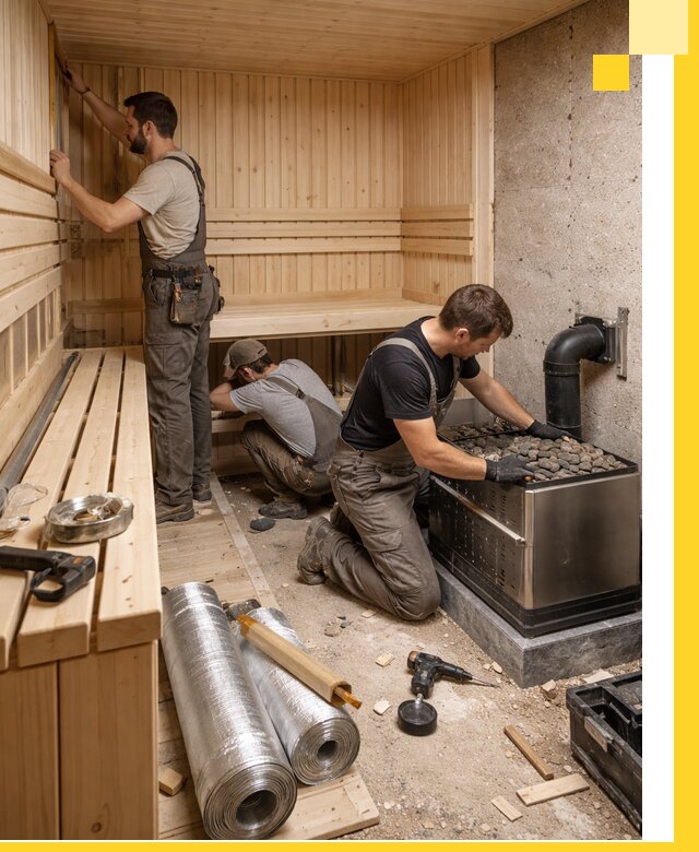 Индивидуальные сауны на заказ в Приморско-Ахтарске под ключ, проект и монтаж