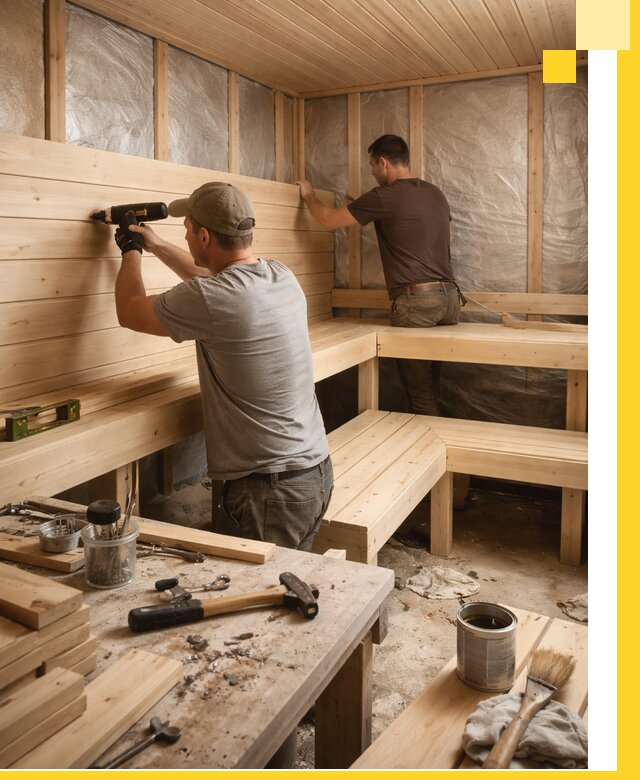 Профессиональная отделка бань и саун под ключ в Приморско-Ахтарске