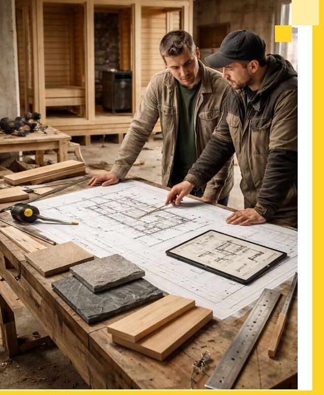 Проекты бань под ключ и планы строительства в Приморско-Ахтарске