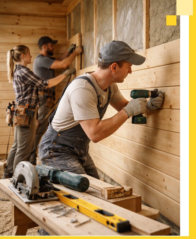 Обшивка бань под ключ в Приморско-Ахтарске: отделка стен и потолков