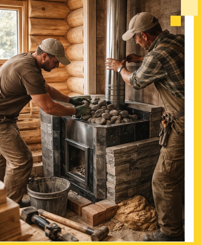 Строительство и отделка русских бань под ключ в Приморско-Ахтарске