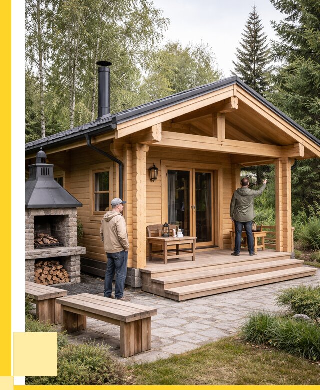 Деревянные бани под ключ в Приморско-Ахтарске от 456210 р. | ЭриданПрр