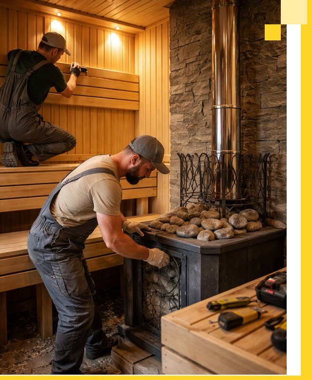 Комплексный дизайн бань, саун и зон отдыха в Приморско-Ахтарске