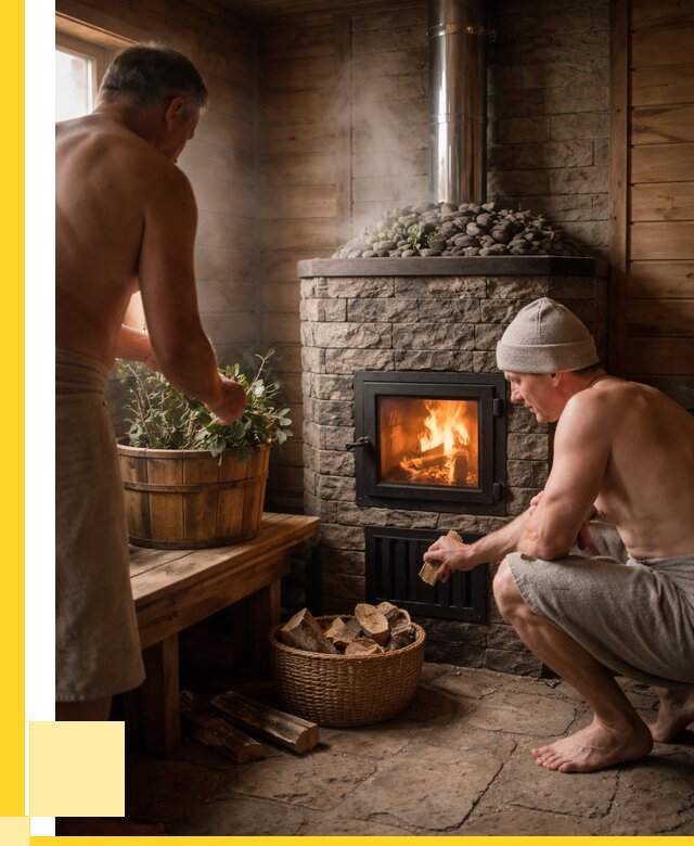 Банные печи под ключ в Приморско-Ахтарске от 45621 р. | ЭриданПрр кирпичная